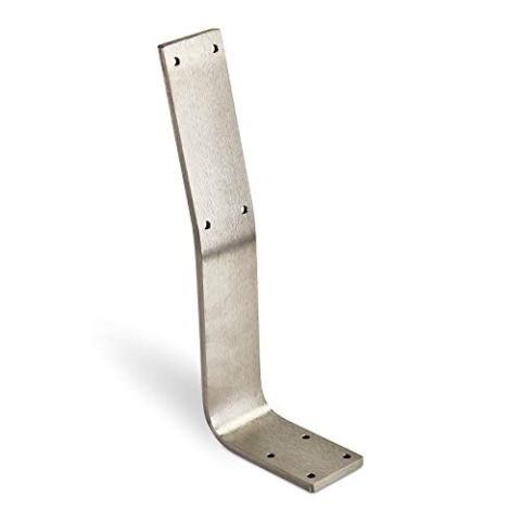 SOTECH Rückenlehnenhalterung TAB Edelstahl gebürstet Profil 60 x 8 mm Höhe: 323,5 Tiefe: 123 mm Rücklehne Rückenlehnen-Halterung für Sitz-Bank & Betten