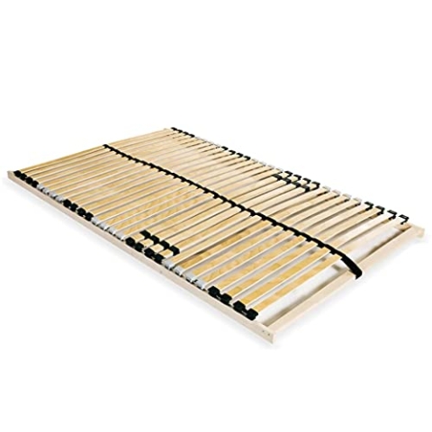 vidaXL Lattenrost 28 Latten 7 Zonen 120x200cm Lattenrahmen Bettrost Holzlatten