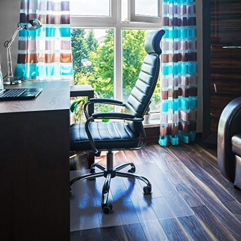 Floortex Bodenschutzmatte, Polycarbonat, hochtransparent, 120 x 150 cm