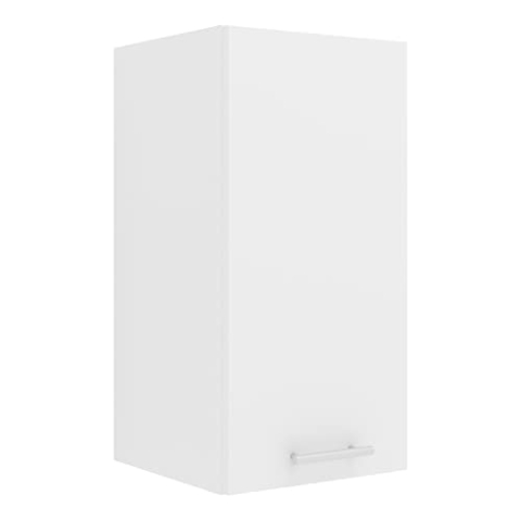 VCM Küchenschrank hängend | Maße ca. H. 60 x B. 30 x T. 31 cm | Hängeschrank mit Zwei Fächern | Küchenmöbel – Esilo Weiß