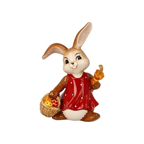 Goebel Hase Unterwegs zu Dir aus Porzellan hergestellt, Höhe: 15 cm, 66-845-55-1