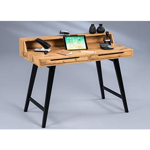 M2 Kollektion Stockholm Schreibtisch/Sekretär, Holz, Braun, L/H/T= 110x85x58cm