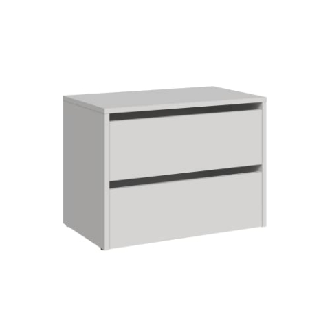CDF Schuhschrank Modo | Farbe: Weiß | Ideal für Vorzimmer, Flur, Büro | Schuhaufbewahrung | bequemer Sitz | Schuhregale | modern | offene Einlegenböden