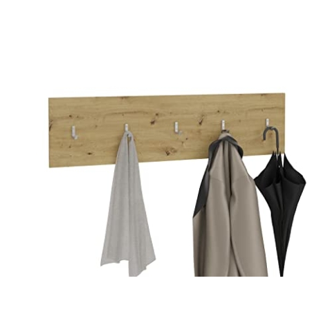 FMD Möbel BELM 8 Garderobenpaneel, Holzwerkstoff, Artisan Oak Nb, rechteckig