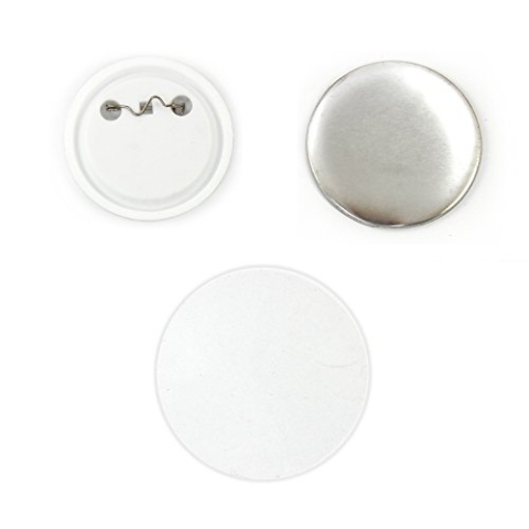 PixMax 58mm Button Abzeichen Anstecker Anstecknadeln Buttons Pins Buttonrohlinge Rohlinge für Buttonmaschine Buttonpresse