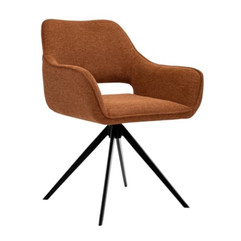 Kick Collection Drehstuhl Miyo - Terra - Modern und Hochwertig - Strukturierter Stoff en Metall - Erhältlich in vielen Farben