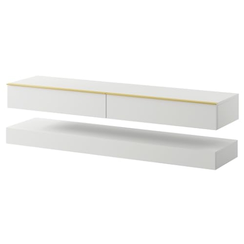 Selsey - TV-Lowboard Hylia 140 cm Weiß