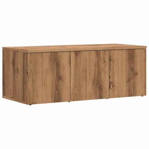 vidaXL TV-Schrank Artisan-Eiche 80x34x30 cm Holzwerkstoff, TV-Ständer, TV-Bank, Fernsehschrank, TV-Board, TV Sideboard, Fernsehtisch, HiFi-Schrank