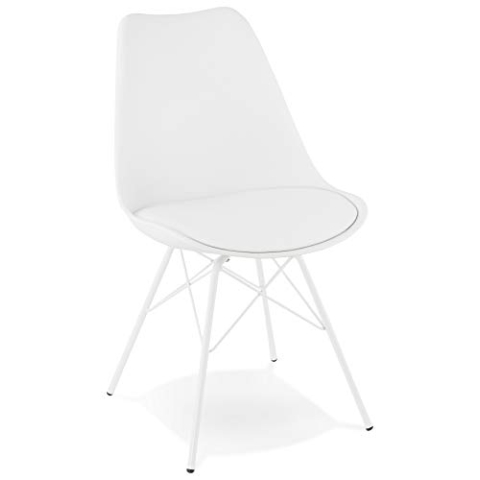 Unbekannt Générique Designer-Stuhl, Design Fabrik, 45 x 55 x 83 cm, Weiß