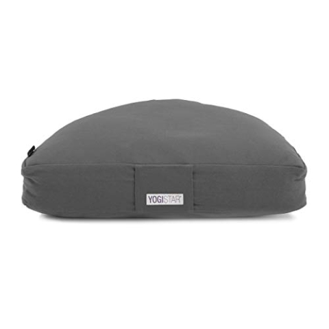 Yogistar Meditationskissen - Halbmond Graphit