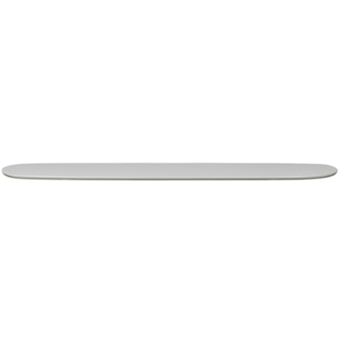 WOOOD Tablo Tischplatte Nebel Weiß 220x100 Organisch aus Eschenholz - Zur Verwendung Tablo Tischbeine für Esstisch - 220x100x2.4 cm