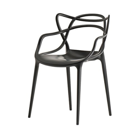 Kartell 586609 Stuhl Masters, schwarz