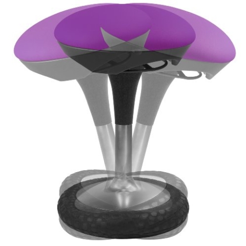 Topstar Bürohocker Sitness 20 lila