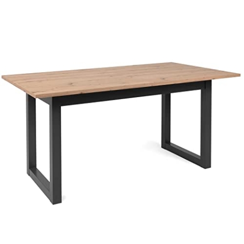 Denver Esstisch, ausziehbar, 160-200 cm, Eichenmotiv Sonoma und Anthrazit