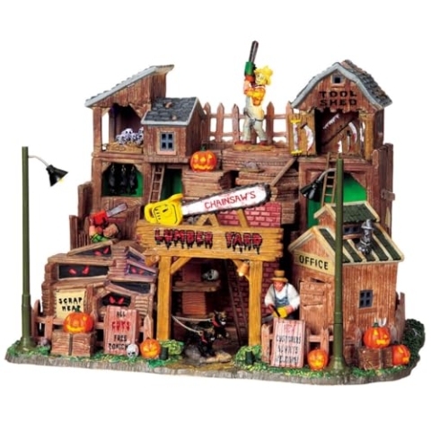 Lemax - Chainsaw`s Lumber Yard 95802 Halloween Spookytown