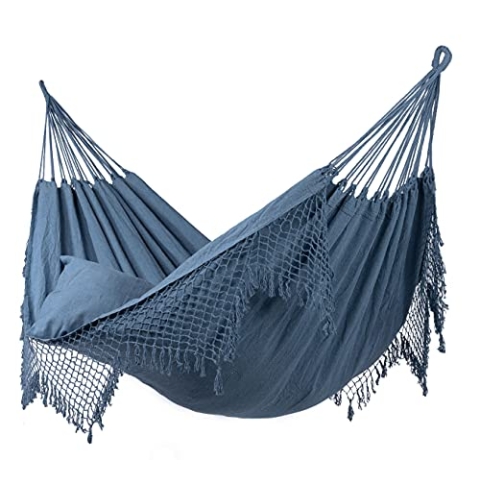 Tropilex Südamerikanische Hängematte Familie | Handgefertigt | Fairtrade | 9 Stile & 8 Farben zur Auswahl | Flexibel & Belastbar | Perfekt für den Garten, Camping und auf Reisen geeignet