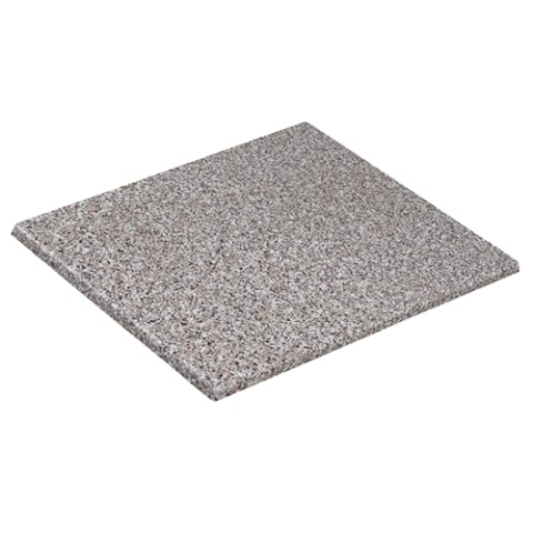 Oviala Tischplatte quadratisch Laminat 60 x 60 cm Granit Haussmann