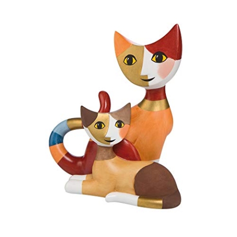 Goebel 31880061 Loreno e Minerva - Katzen - Porzellan - Dekofigur - Rosina Wachtmeister Höhe 12 cm