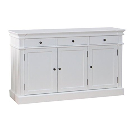 Moebelnet Amaretta Sideboard, Buffet, antik patiniert, weiß lackiert