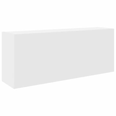 vidaXL Bad-Wandschrank Weiß 100x25x40 cm Holzwerkstoff, Bad-Hängeschrank, Hängeschrank Badezimmer, Wand-Badschrank, Hängeschrank Bad