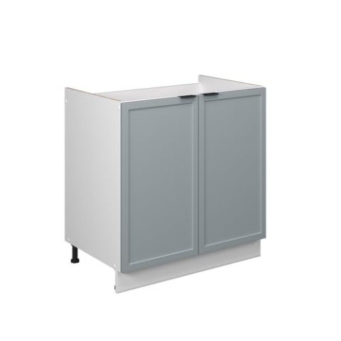 Vicco Küchenschränke Fame-Line, Hellblau-grau, 80 cm ohne Arbeitsplatte