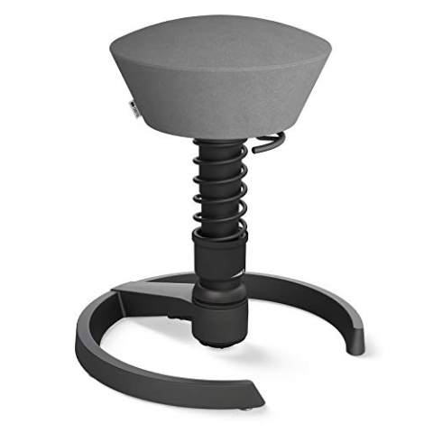 aeris Swopper – Ergonomischer Hocker – Bürohocker höhenverstellbar – Vielseitiger Sitzhocker für einen gesunden Rücken – Bürostuhl ohne Rollen, Feder Standard