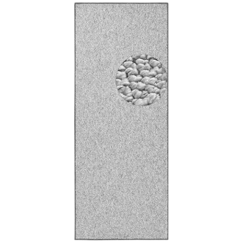 BT Carpet Wolly Läufer – Wohnzimmerteppich Flachgewebe Kurzflor Woll-Optik Wolle Skandi-Look Esszimmer, Wohnzimmer, Kinderzimmer, Schlafzimmer – Creme, 80x300cm