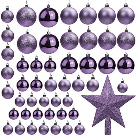 Weihnachtskugeln (Lila)