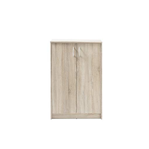 Stella Trading Kommode mit Einlegeböden, Eiche Sonoma Nachbildung, BxHxT 74x112x35 cm
