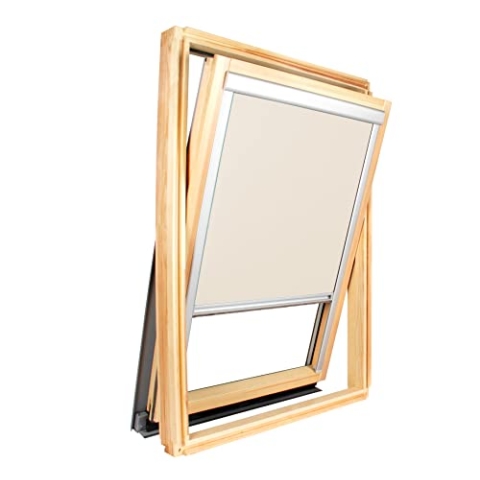 Avosdim, Verdunkelungsrollo für ähnliche und kompatible Vélux-Dachfenster, für 306, Beige