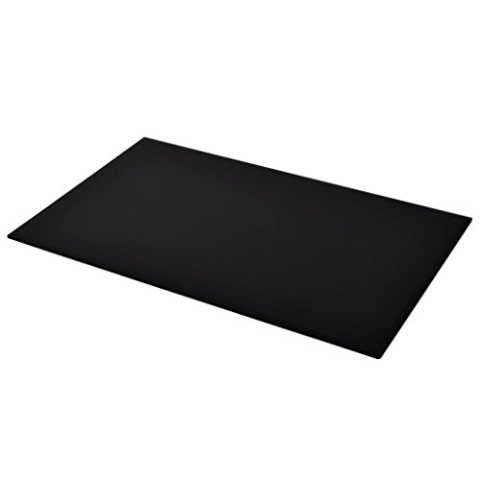 vidaXL Tischplatte Esstischplatte Glasplatte Ersatztischplatte Couchtischplatte Gartentischplatte Gehärtetes Glas Rechteckig 1200x650mm Schwarz