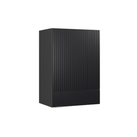 Vicco Küchenschränke Fame-Line, hängender Küchenschrank, Schwarz gestreift, 50 cm