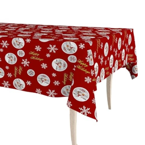 Exma Tischdecke auf Rolle Weihnachtsrot, 140 cm x 25 m, Marke EAN: 8435131873940