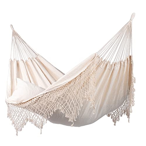 Tropilex Südamerikanische Hängematte Familie | Handgefertigt | Fairtrade | 9 Stile & 8 Farben zur Auswahl | Flexibel & Belastbar | Perfekt für den Garten, Camping und auf Reisen geeignet