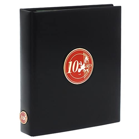 SAFE 7342 Premium 10 Euro Münzen Sammelalbum 2002-2015 | Münzsammelalbum Coin Collection | Euro Sammelalbum | inkl. 7 farbige Vordruckblätter + Stickerbogen