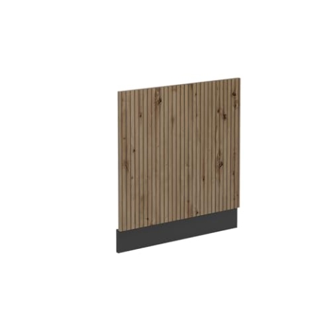 Vicco Frontblende R-Line, Artisan-Eiche/Anthrazit, 45 cm ohne Arbeitsplatte