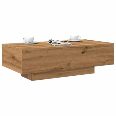 vidaXL Couchtisch, Beistelltisch Modern, Kaffeetisch Sofatisch für Wohnzimmer, Wohnzimmertisch Teetisch, Artisan-Eiche Holzwerkstoff