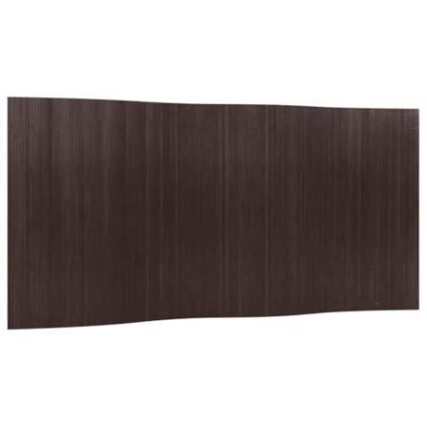 vidaXL Paravent, Raumteiler Pflegeleicht,Trennwand für Wohnzimmer Schlafzimmer Büro, Spanische Wand Sichtschutz, Modern, Dunkelbraun Bambus