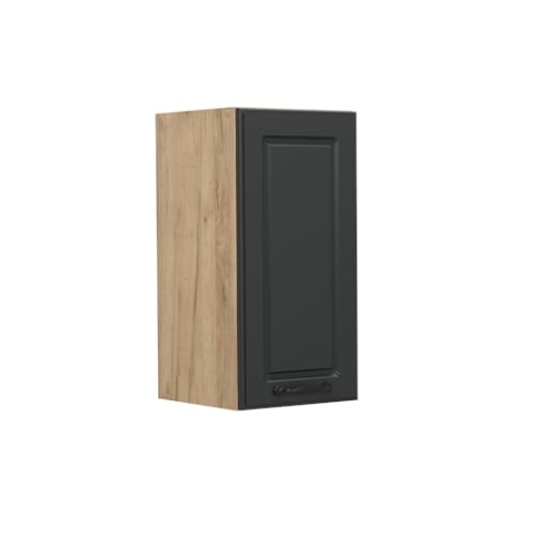 Vicco Hängeschrank R-Line, hängender Küchenschrank, Anthrazit Landhaus, 30 cm