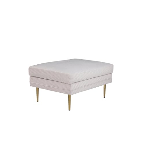 Venture Home Boom Ottoman - Messing/Beige Cord