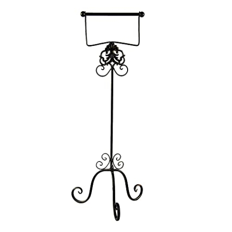 Clayre & Eef 5Y0969 Toilettenpapierhalter Stehend Braun 21x24x72 cm