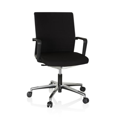 hjh OFFICE 608908 Bürostuhl Move-TEC 3D Stoff Schwarz Drehstuhl für dynamisches & gesundes Sitzen