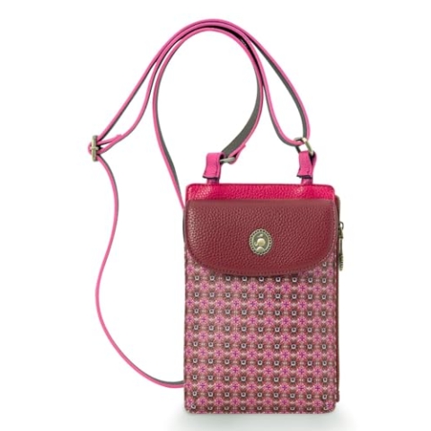 Pippa Phone Bag Clover Pink 13.5x3x20cm