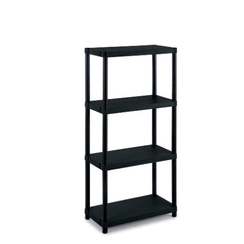 Terry, Regal 3060 S-4, Modulares Regal mit 4 Einlegeböden, geeignet für den Innen- und Außenbereich - 60x30x132 cm