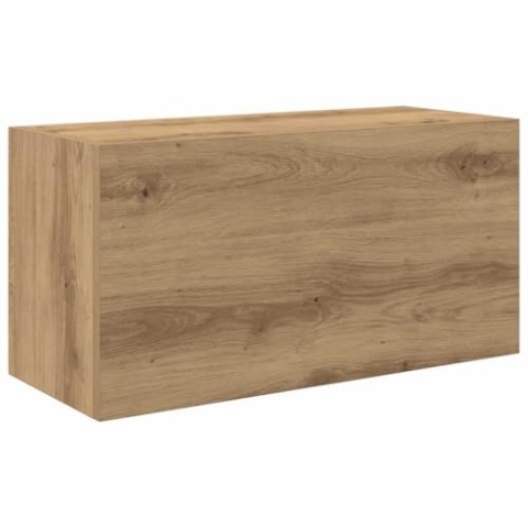 vidaXL Bad-Wandschrank Artisan-Eiche 60x25x30 cm Holzwerkstoff, Bad-Hängeschrank, Hängeschrank Badezimmer, Wand-Badschrank, Hängeschrank Bad