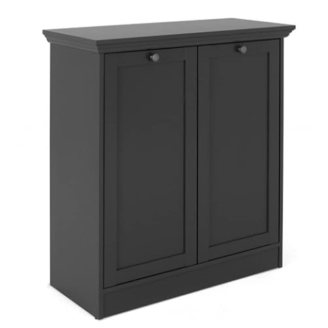 DEINE TANTE EMMA 003183 Vera 2 Anthrazit grau Kommode Sideboard Beistellkommode Schuhe Stauraum ca. 80 x 90 x 35cm