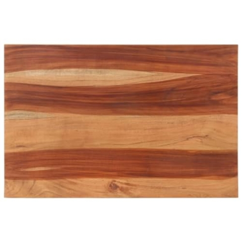 vidaXL Sheesham-Holz Massiv Tischplatte Massivholzplatte Holzplatte Ersatztischplatte Holz Platte für Esstisch Palisander 15-16mm 60x90cm