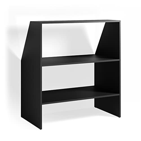 Vicco Dachschräge Regal, Bücherregal, Anthrazit, 90 x 100 cm