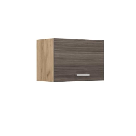 Vicco Hängeschrank R-Line, hängender Küchenschrank, Edelgrau, 60 cm Flach