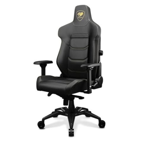 COUGAR Armor EVO ROYAL Voll Verstellbarer Gaming-Stuhl mit unvergleichlichem Komfort für PC und Video – Schwarz (Armor EVO Royal)